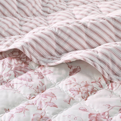 Adele 3 Pieces  Quilt Set with Decorative Pillow
