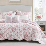 Adele 3 Pieces  Quilt Set with Decorative Pillow