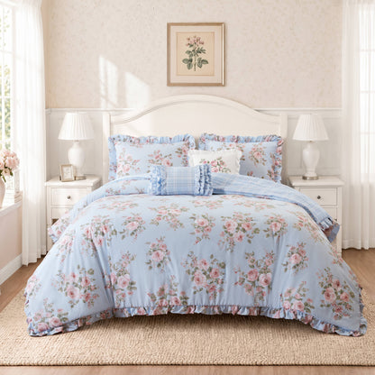 Elena 5-Piece Floral Comforter Set