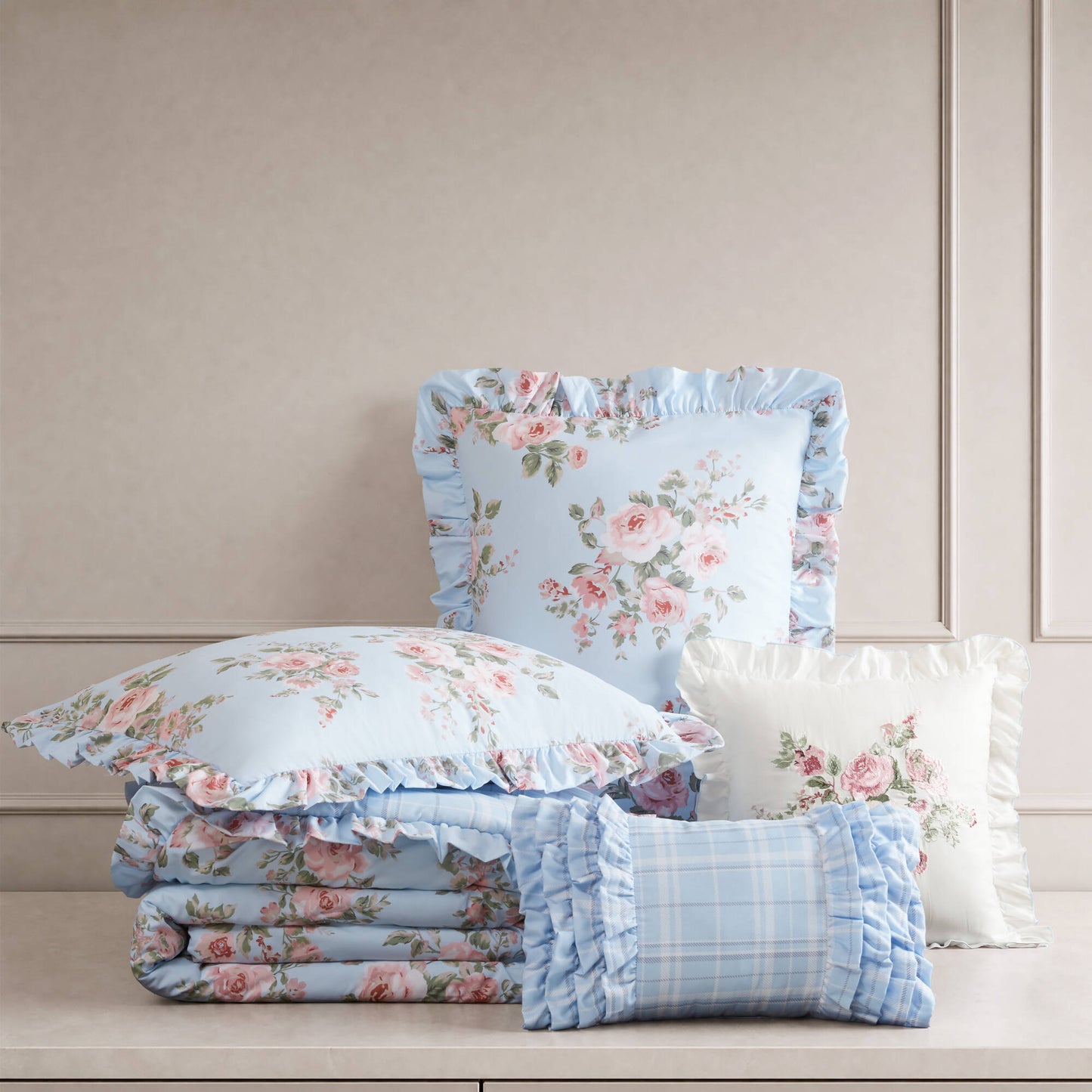 Elena 5-Piece Floral Comforter Set