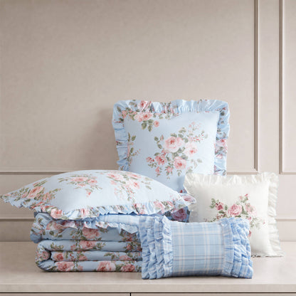 Elena 5-Piece Floral Comforter Set