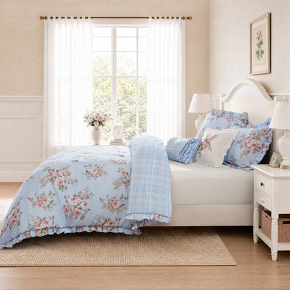 Elena 5-Piece Floral Comforter Set