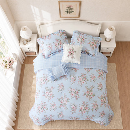 Elena 5-Piece Floral Comforter Set
