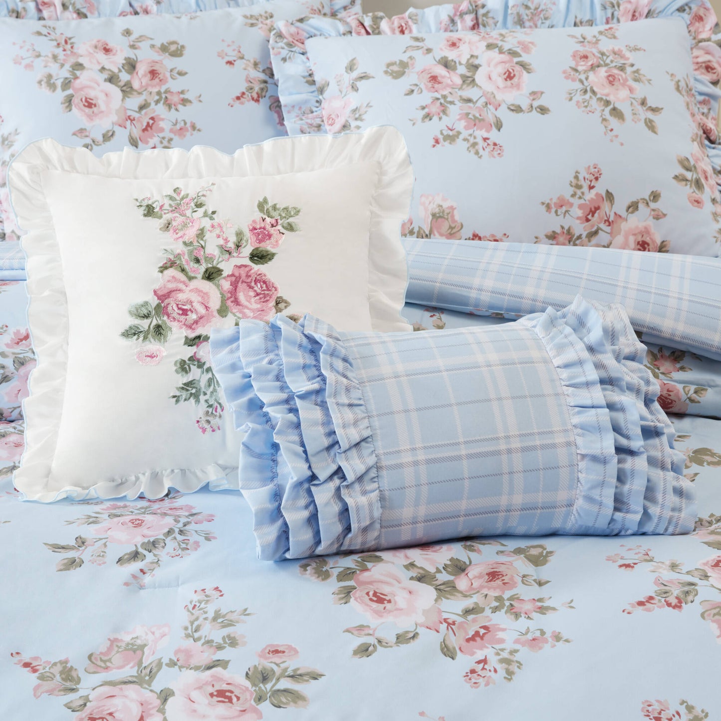 Elena 5-Piece Floral Comforter Set