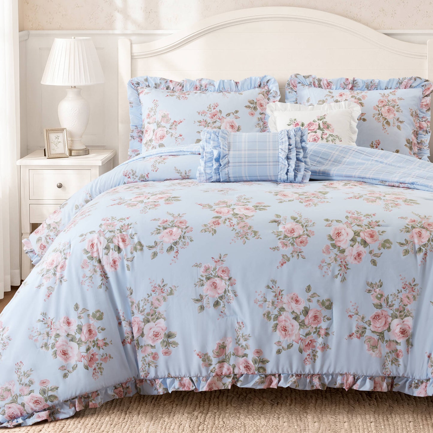 Elena 5-Piece Floral Comforter Set