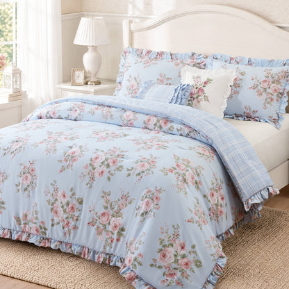 Elena 5-Piece Floral Comforter Set