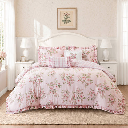 Elena 5-Piece Floral Comforter Set