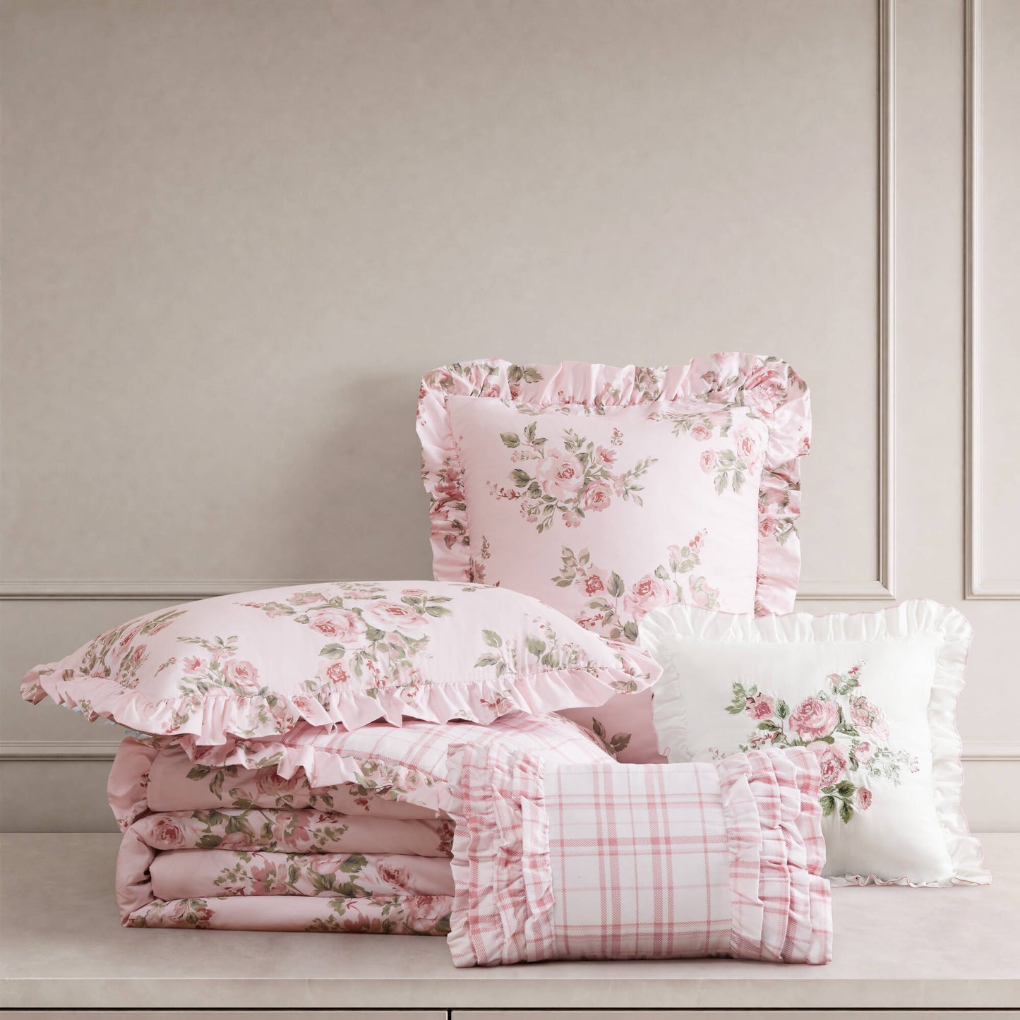 Elena 5-Piece Floral Comforter Set