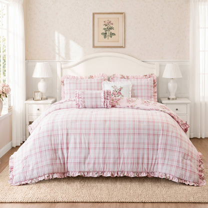 Elena 5-Piece Floral Comforter Set