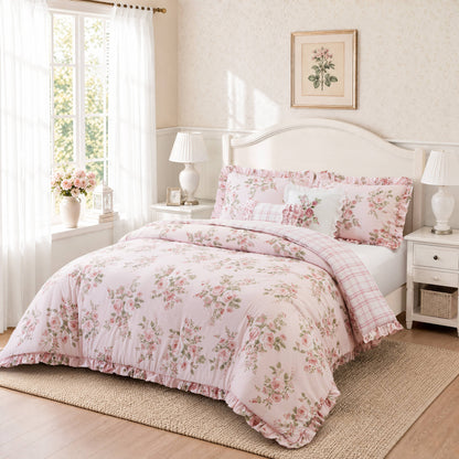 Elena 5-Piece Floral Comforter Set