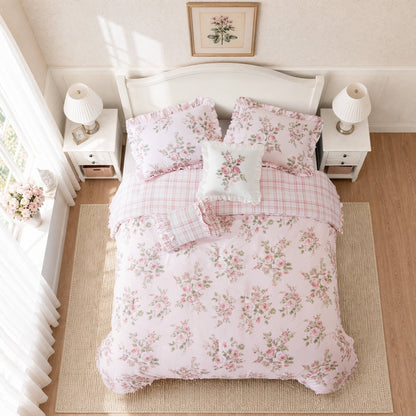 Elena 5-Piece Floral Comforter Set