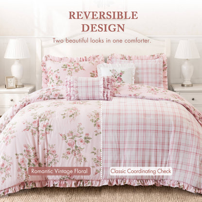 Elena 5-Piece Floral Comforter Set