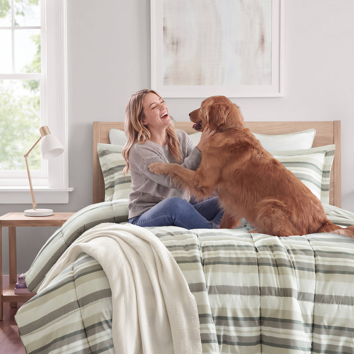 Parkston 3M Scotchgard Down Alternative All Season Comforter Set