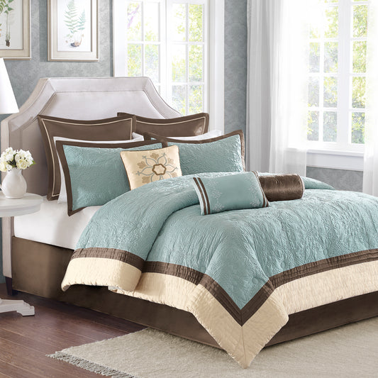 Juliana 9-Piece Charmeuse Comforter Set