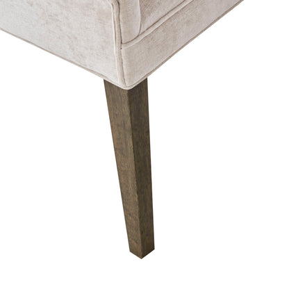 Ultra Upholstered Dining Side Chairs with wood legs (Set of 2)