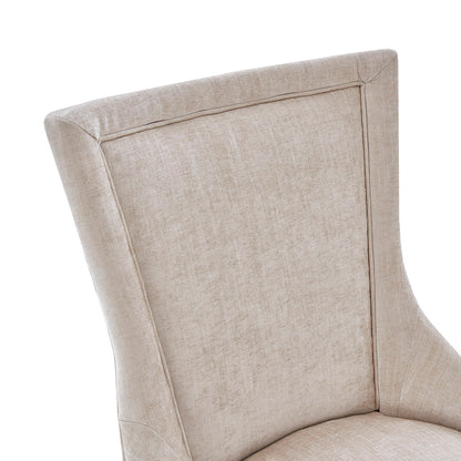 Ultra Upholstered Dining Side Chairs with wood legs (Set of 2)