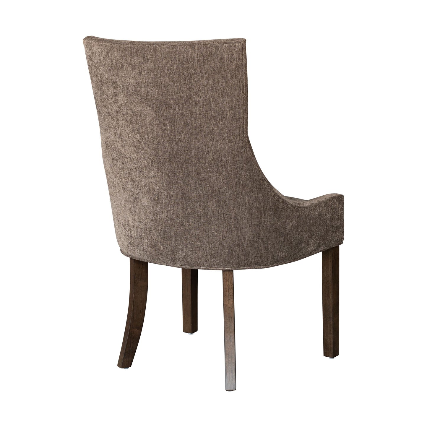 Ultra Upholstered Dining Side Chairs with wood legs (Set of 2)
