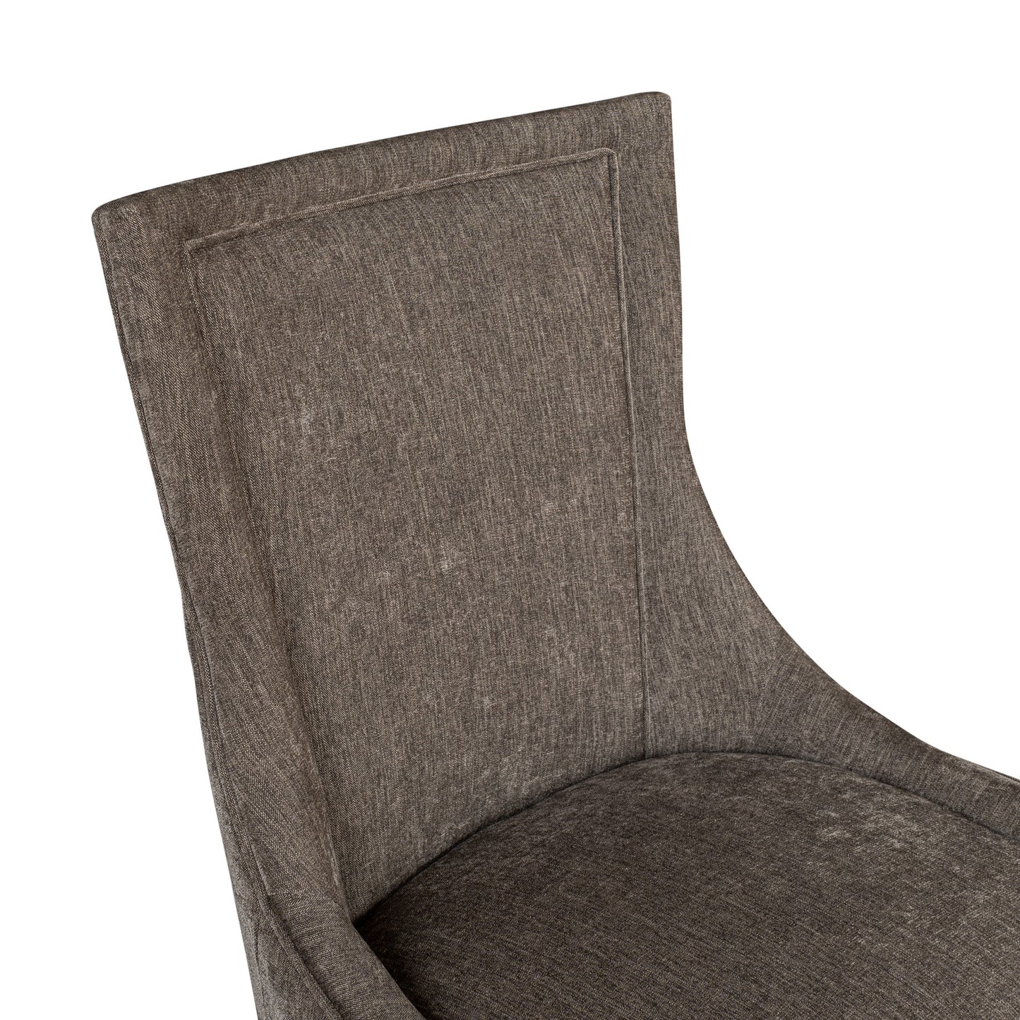Ultra Upholstered Dining Side Chairs with wood legs (Set of 2)