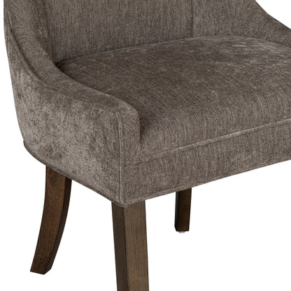 Ultra Upholstered Dining Side Chairs with wood legs (Set of 2)