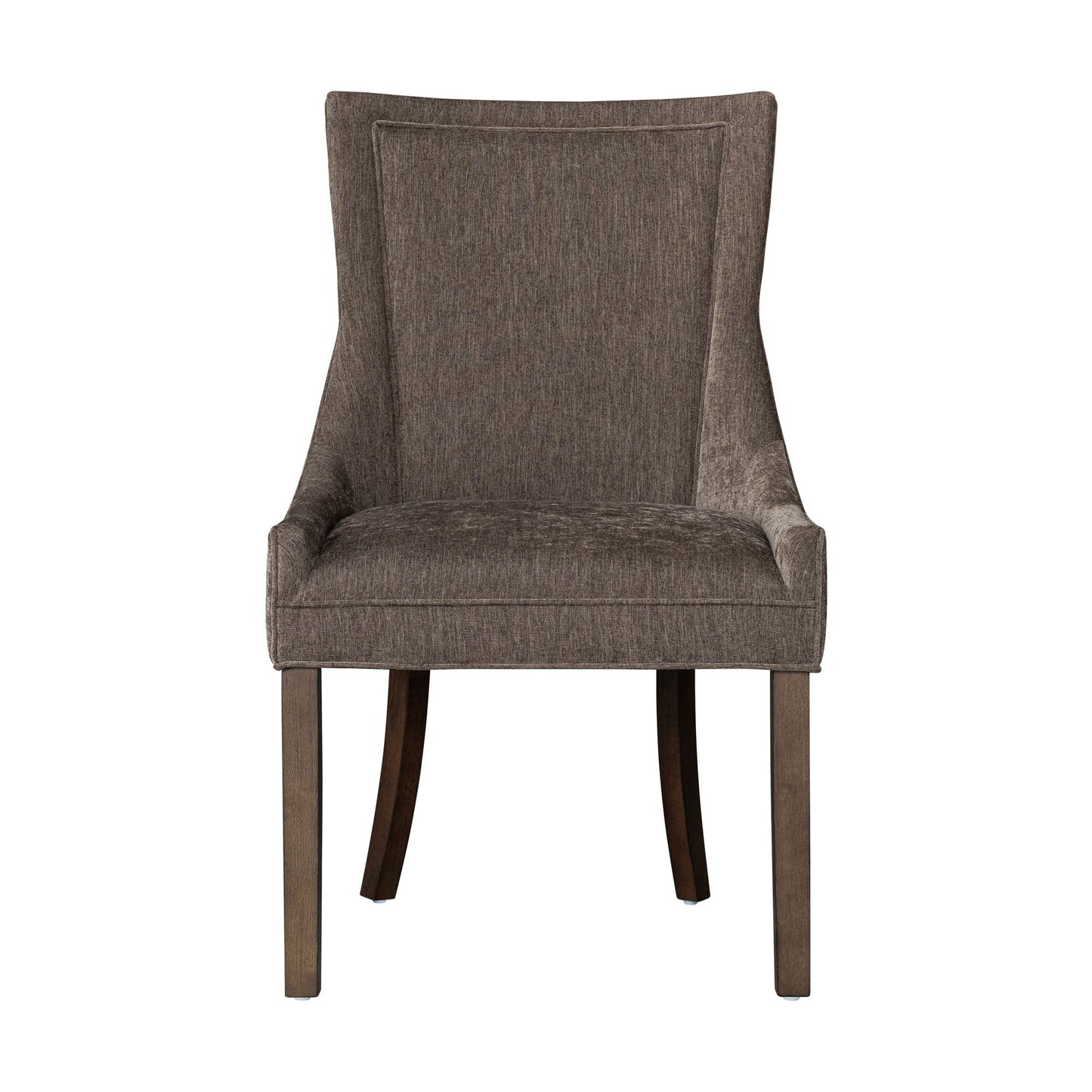 Ultra Upholstered Dining Side Chairs with wood legs (Set of 2)