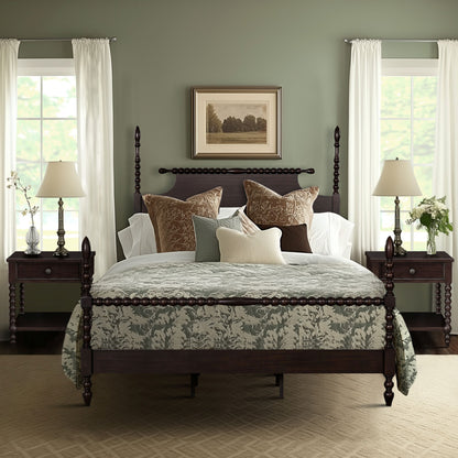 Beckett Solid Wood Spindle Poster Bed