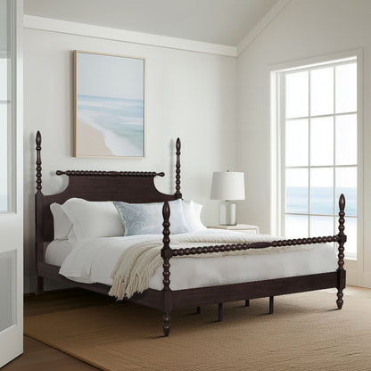 Beckett Solid Wood Spindle Poster Bed