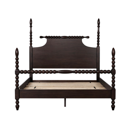 Beckett Solid Wood Spindle Poster Bed