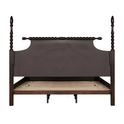 Beckett Solid Wood Spindle Poster Bed