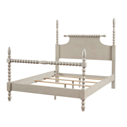 Beckett Solid Wood Spindle Poster Bed