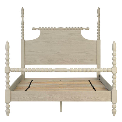 Beckett Solid Wood Spindle Poster Bed
