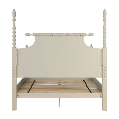 Beckett Solid Wood Spindle Poster Bed