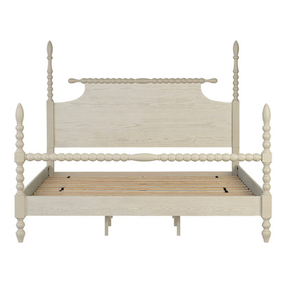 Beckett Solid Wood Spindle Poster Bed