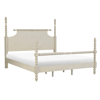 Beckett Solid Wood Spindle Poster Bed