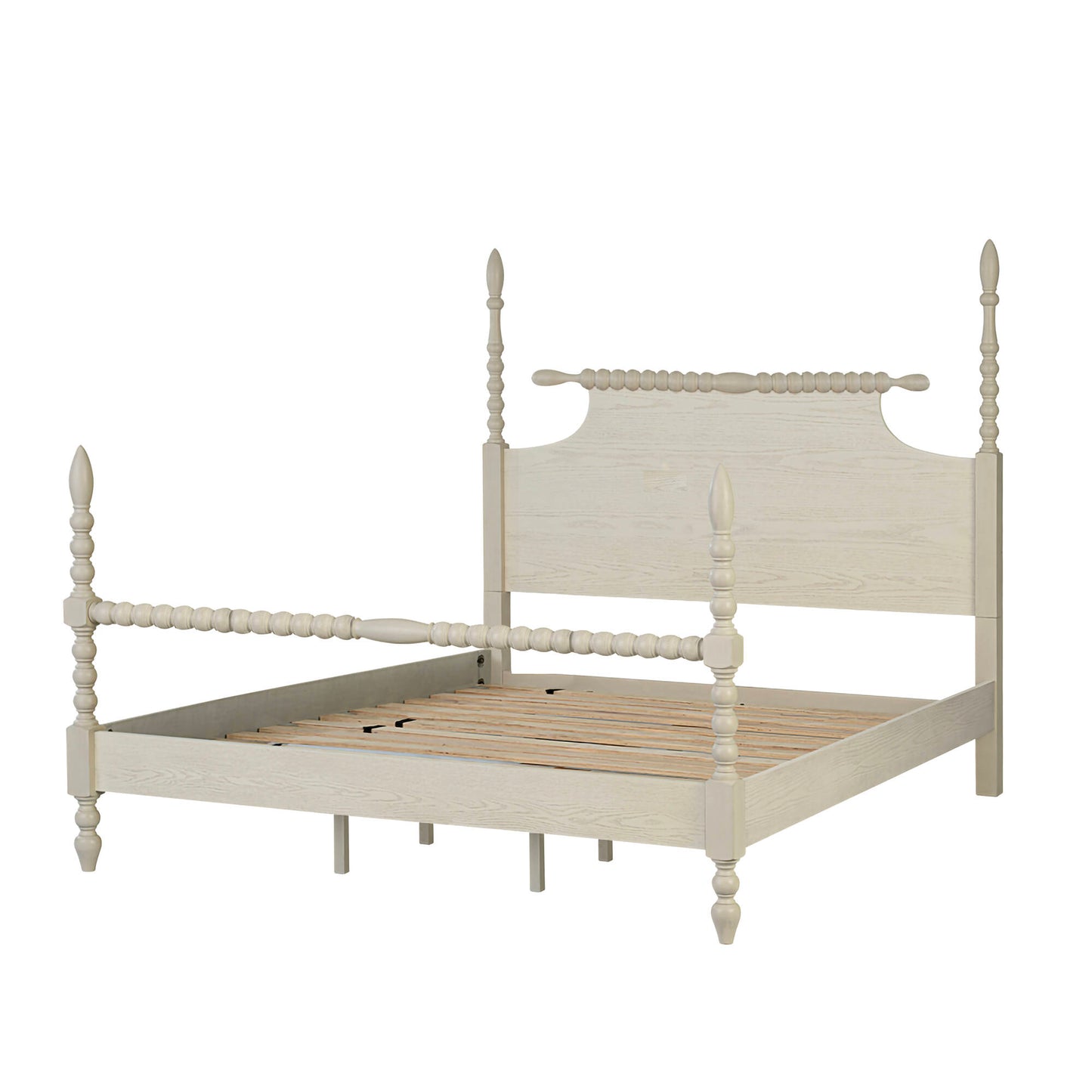 Beckett Solid Wood Spindle Poster Bed