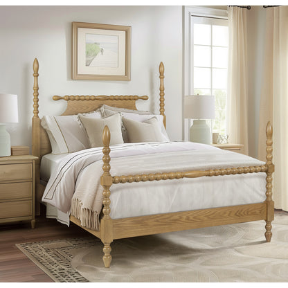 Beckett Solid Wood Spindle Poster Bed
