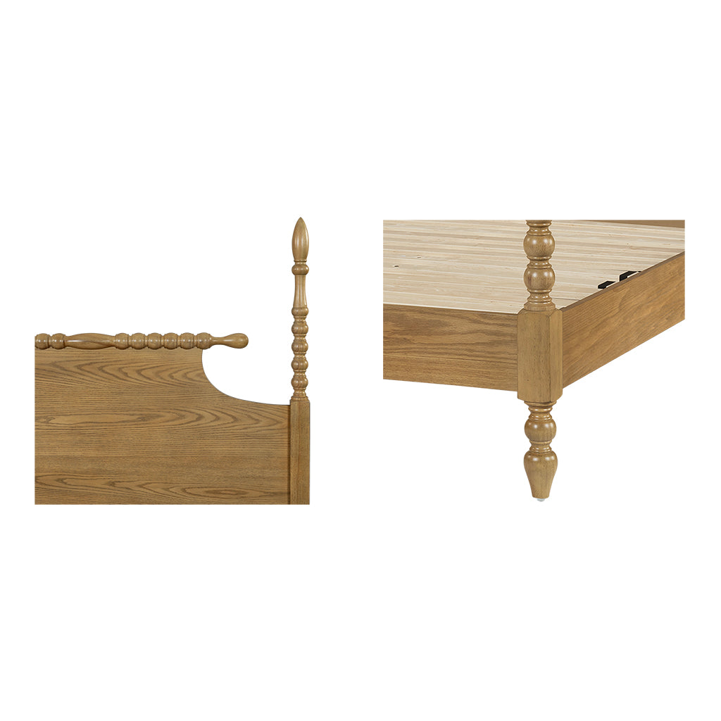 Beckett Solid Wood Spindle Poster Bed