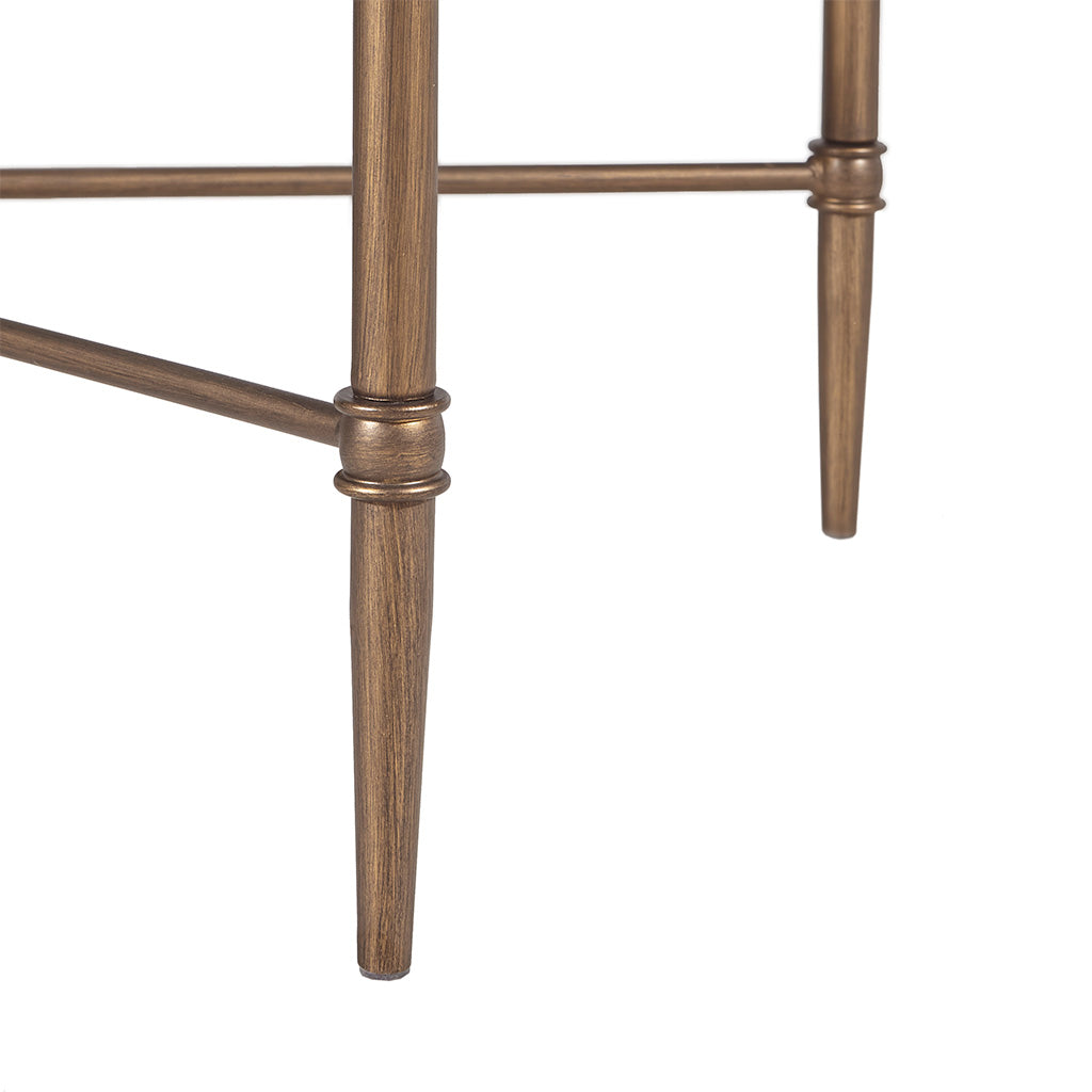 Porter Rectangular Metal & Glass Coffee Table