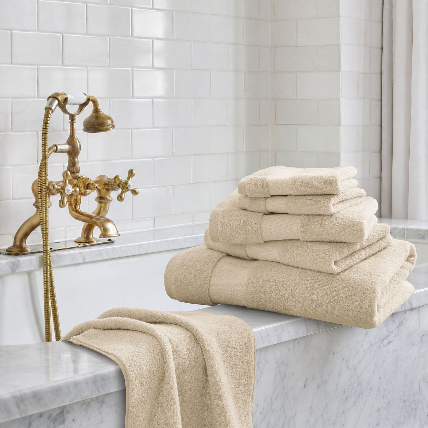 Turkish Cotton 6-Piece Bath Towel Set