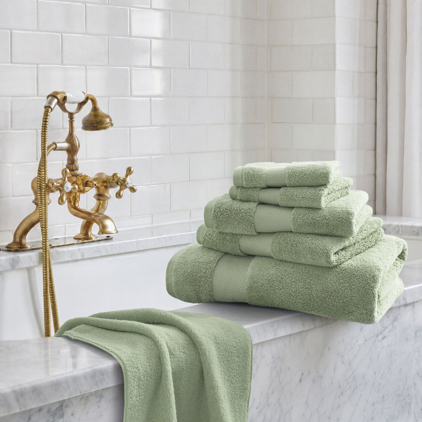 Turkish Cotton 6-Piece Bath Towel Set