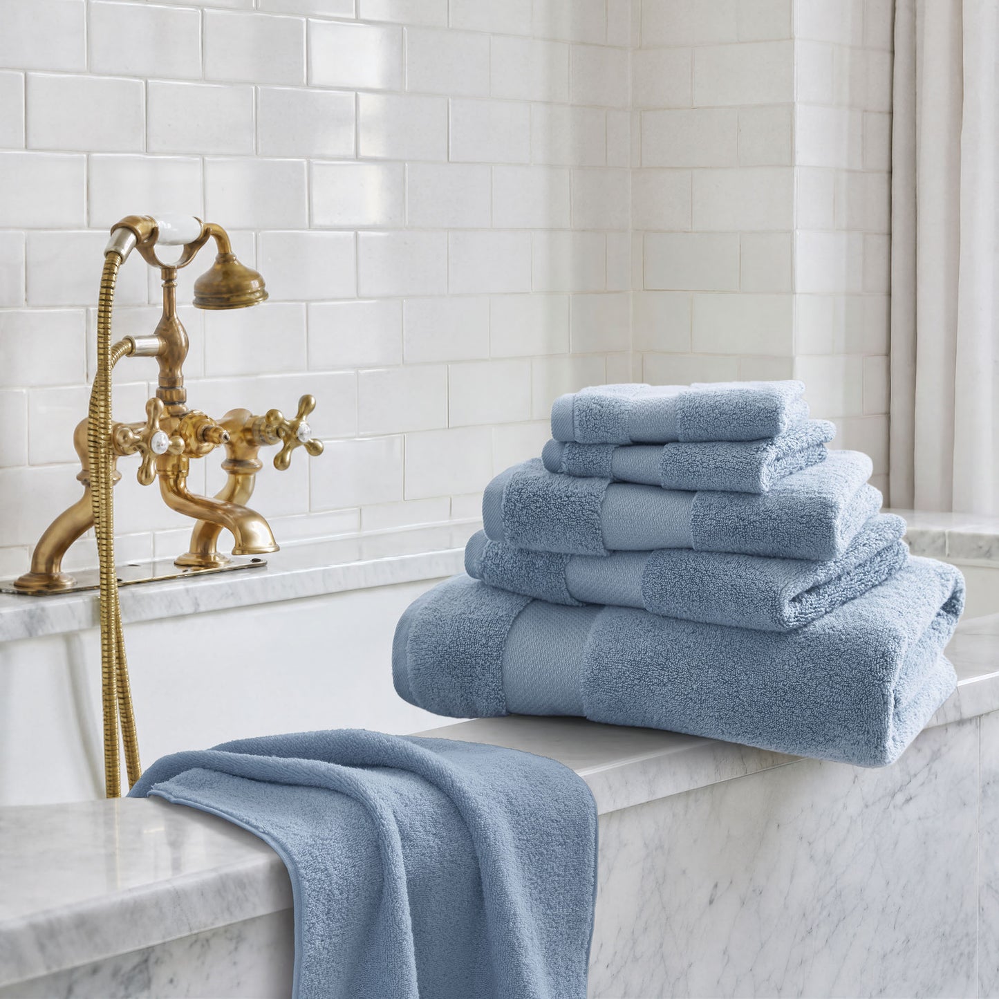 Turkish Cotton 6-Piece Bath Towel Set