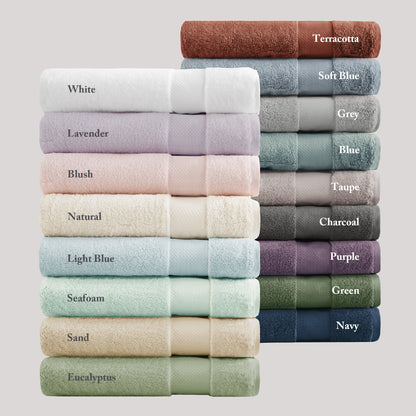 Turkish Cotton 6-Piece Bath Towel Set