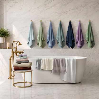 Turkish Cotton 6-Piece Bath Towel Set