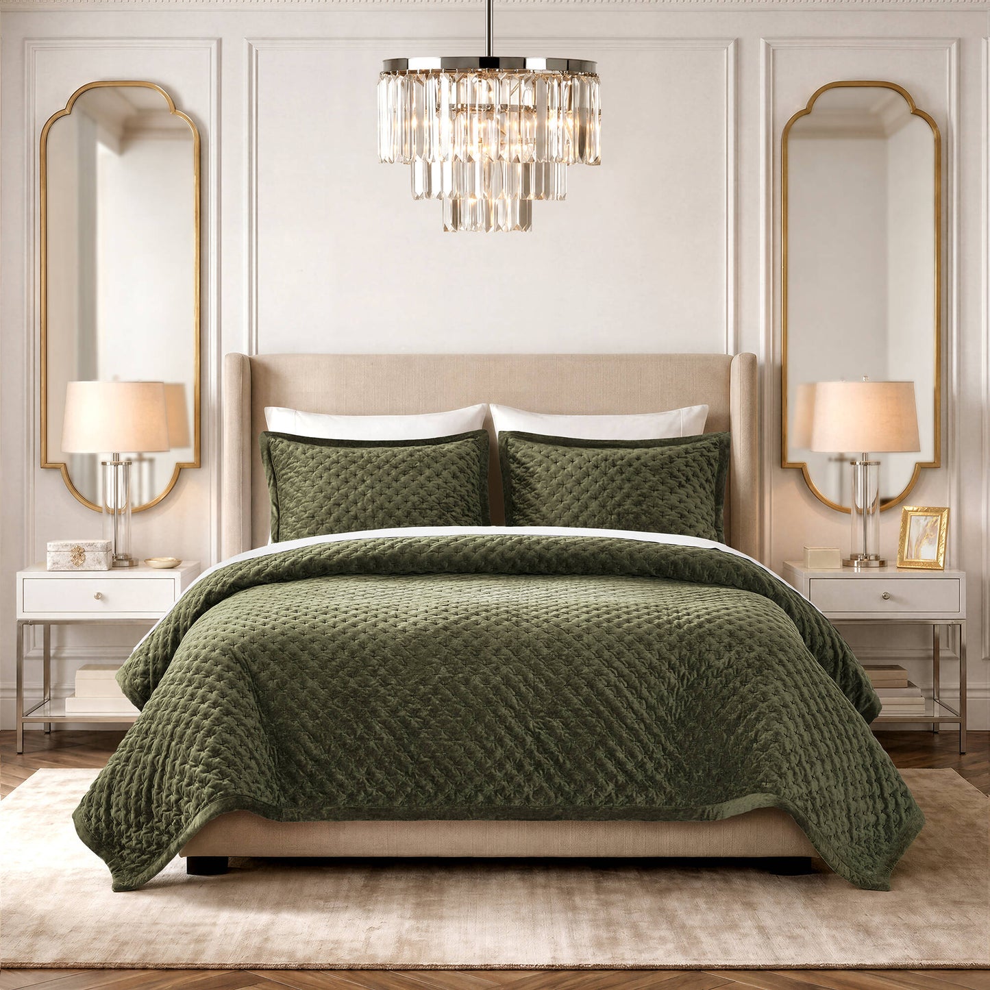 Charleston Velvet Coverlet Mini Set