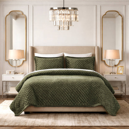 Charleston Velvet Coverlet Mini Set