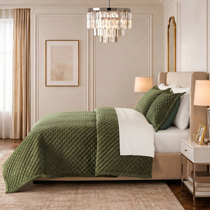 Charleston Velvet Coverlet Mini Set