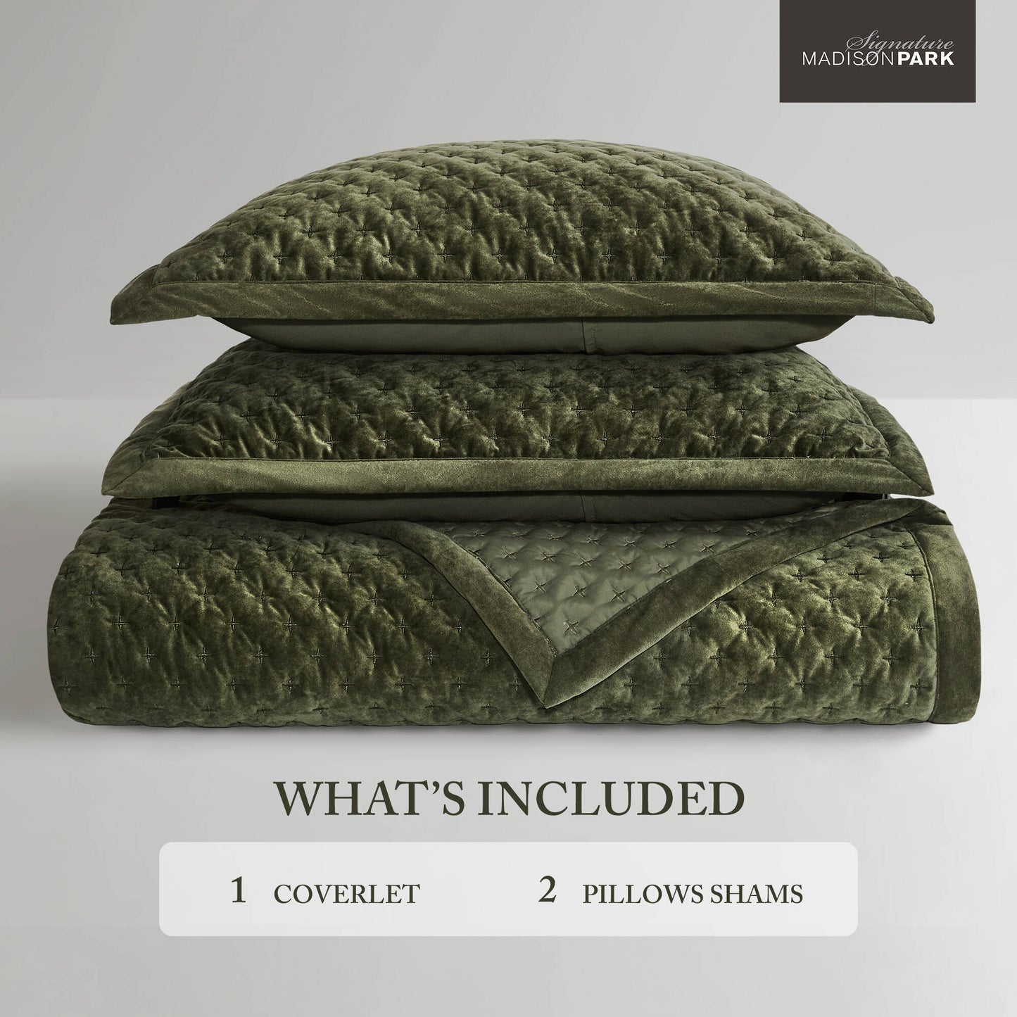 Charleston Velvet Coverlet Mini Set