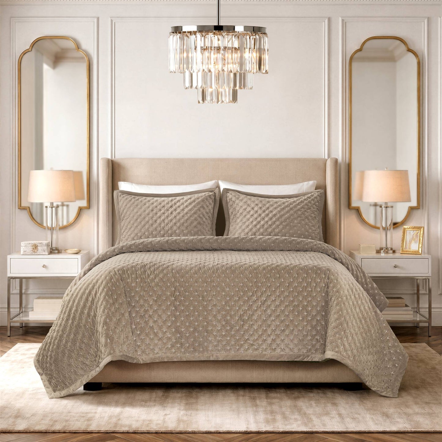 Charleston Velvet Coverlet Mini Set