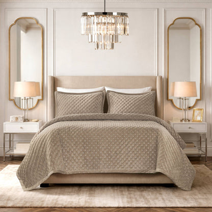 Charleston Velvet Coverlet Mini Set