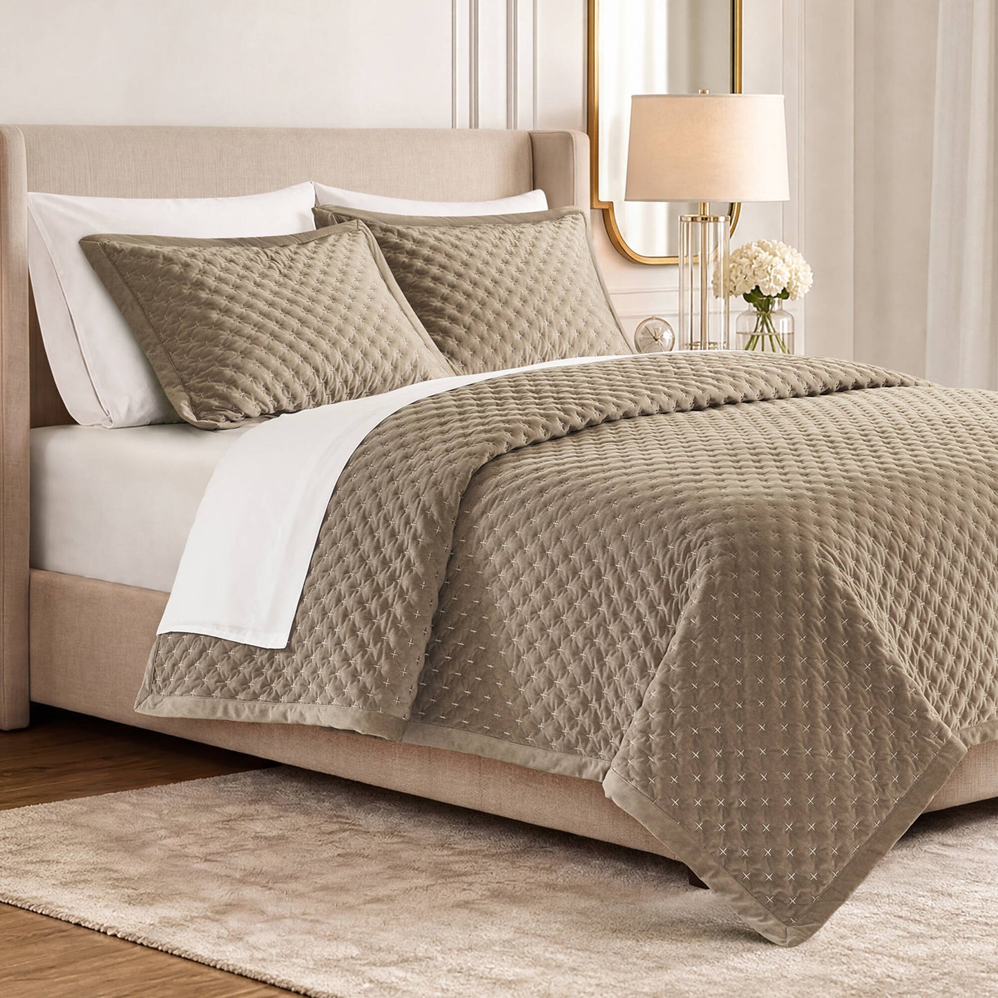 Charleston Velvet Coverlet Mini Set
