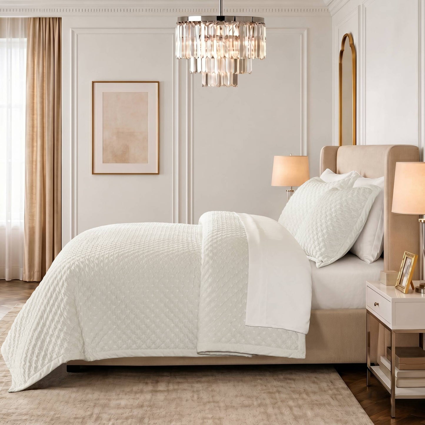 Charleston Velvet Coverlet Mini Set